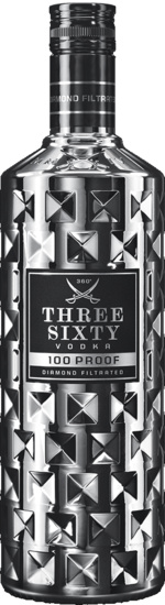 Three Sixty 100 Proof Vodka