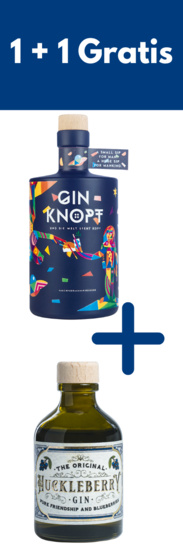 Gin Knopf BIO-Orange + Huckleberry Gin Gratis
