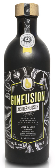 Ginfusion Birnenbrand mit Gin Achternbusch