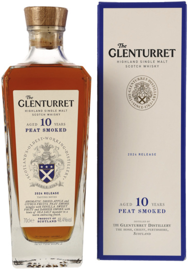 Glenturret 10yo Peated Single Malt Release 2024