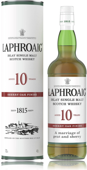 Laphroaig 10 Years Sherry Oak Islay Malt Scotch Whisky