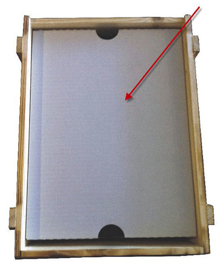 3er Deckel weiß für Holzkiste