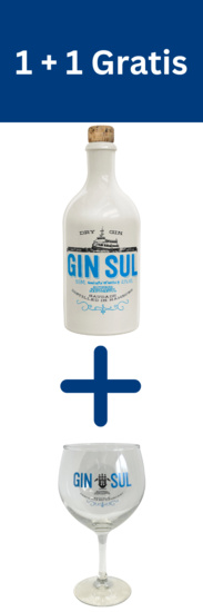 1 Flasche Gin Sul + 1 Glas Gratis