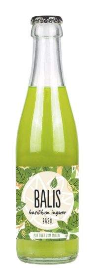 BALIS Basilikum Ingwer Drink