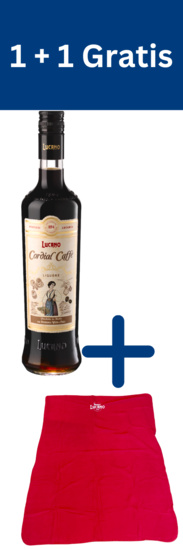 Amaro Lucano Cordial Caffe Kaffeelikör + Lucano Decke Gratis