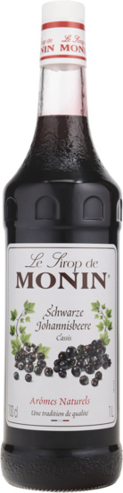 Monin schwarze Johannisbeere Sirup (1+8)
