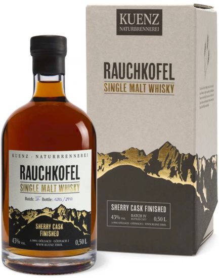 Kuenz Rauchkofel Batch VI Sherry Cask Finished Smoked Single Malt Whisky