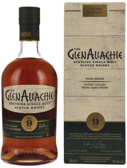 GlenAllachie 9 Years Douro Valley Wine Finish Single Malt Scotch Whisky