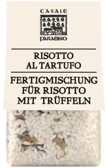 Risotto al tartufo, mit Trüffelstücken Casale Paradiso, Abruzzen