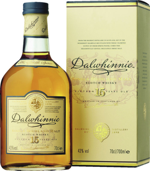 Dalwhinnie 15 Years Single Highland Malt Scotch Whisky