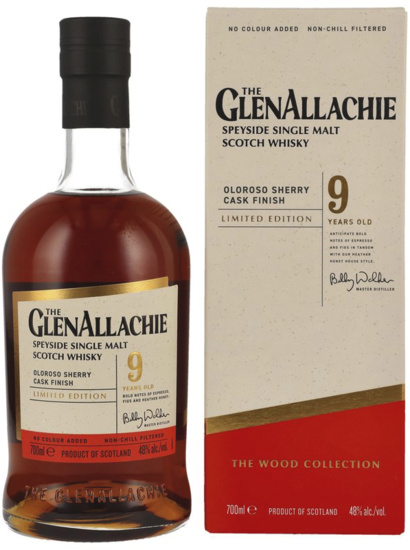 GlenAllachie 9 Years Oloroso Sherry Cask Finish Single Malt Scotch Whisky