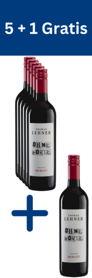 Ohne Worte® Merlot by Thomas Lehner® 5 + 1 Gratis