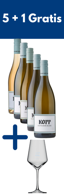 Weingut Kopp Weine mit einem Weinglas Gratis