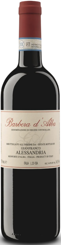 Barbera d'Alba DOC Gianfranco Alessandria