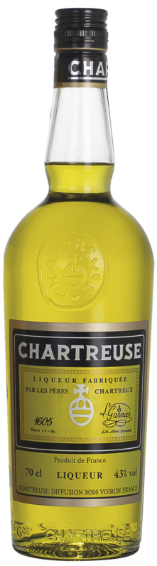 Chartreuse gelb Jaune Französischer Kräuterliquer