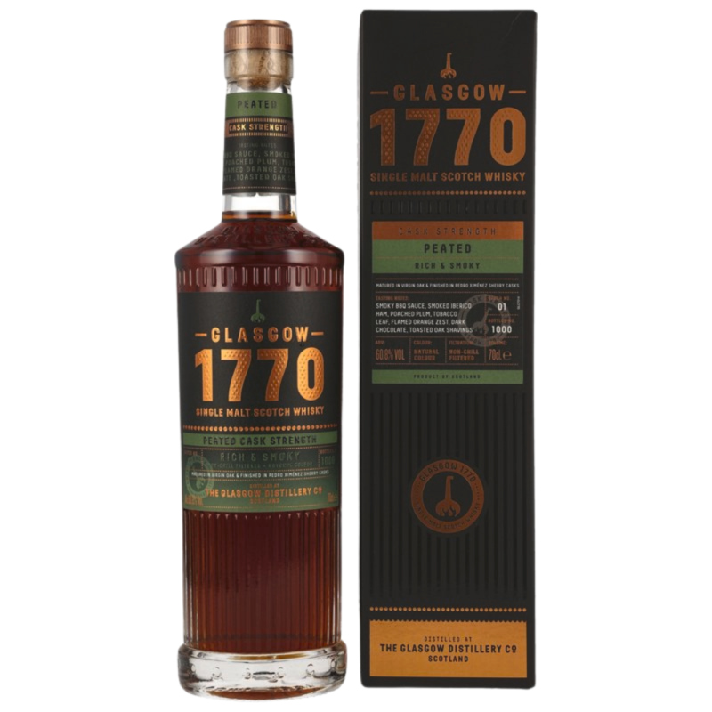 1770 Glasgow Peated Cask Strength - Batch 1