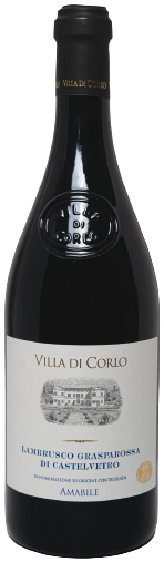 Lambrusco Grasparossa DOC Vino Frizzante Villa di Corlo