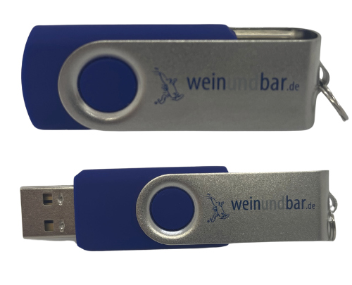 USB-Stick 2GB mit weinundbar Logo