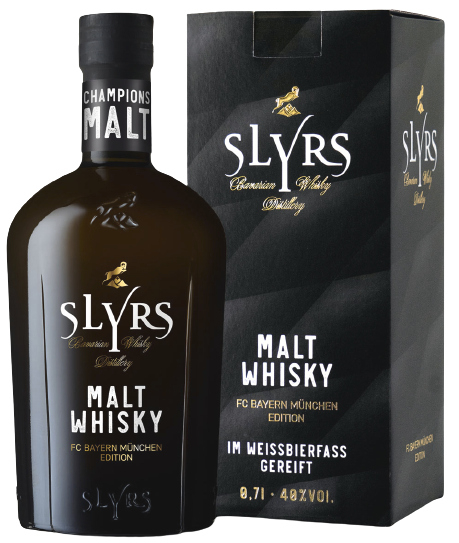 Slyrs Champions Malt Whisky FC Bayern München Edition