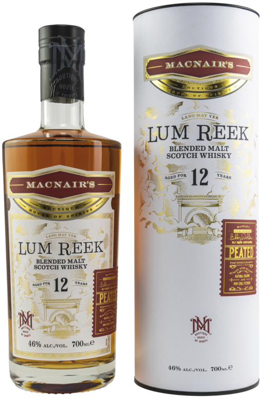 MacNairs Lum Reek 12 Years Blended Malt Scotch Whisky Neue Austattung