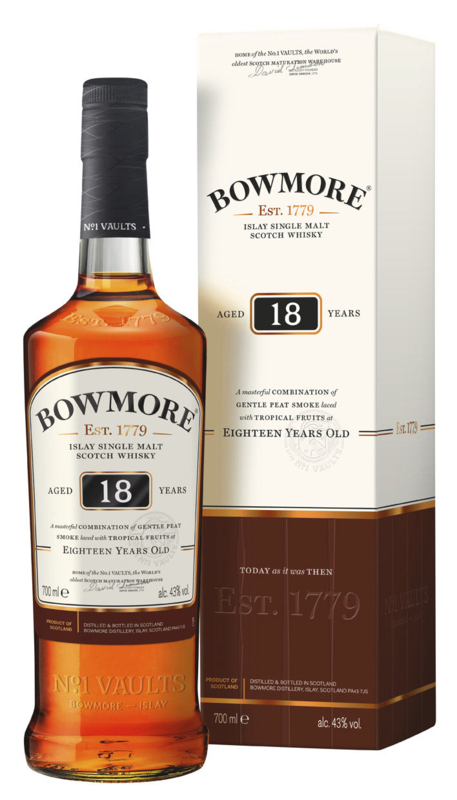 Bowmore 18 Years old Single Islay Malt Scotch Whisky