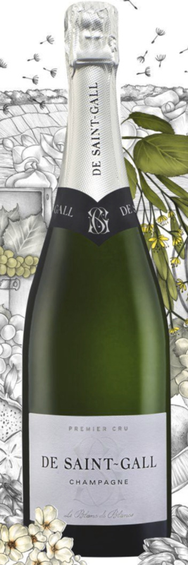 De Saint Gall Blanc de Blanc Premier Cru Brut Champagne
